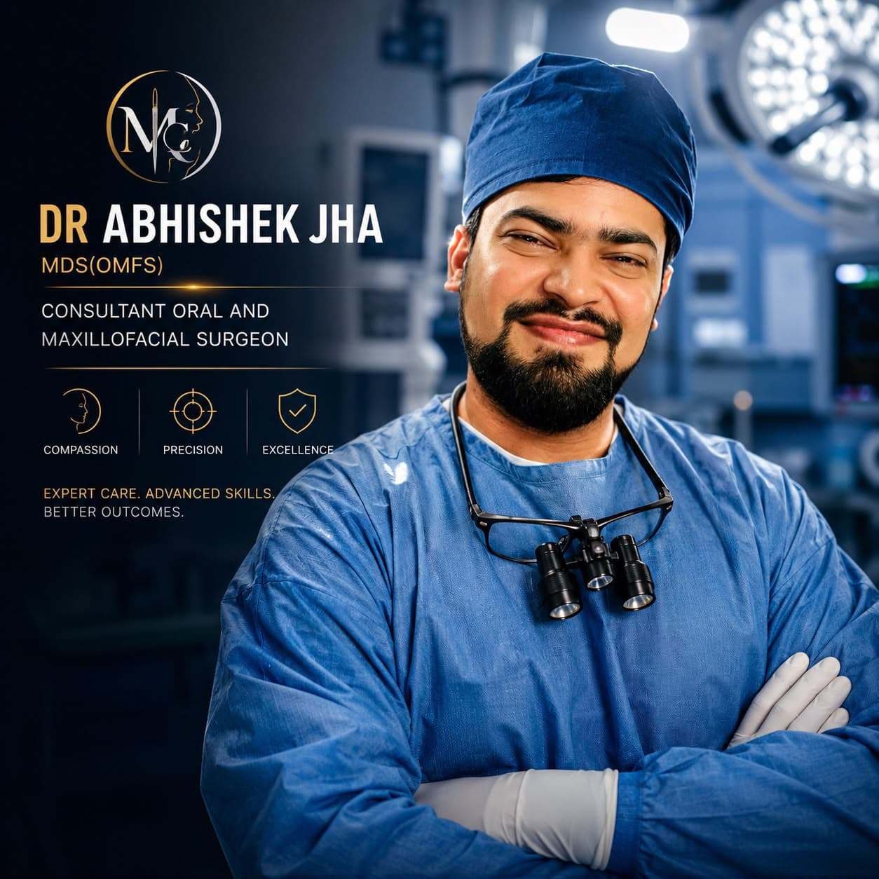 Dr Abhishek Jha, Consultant Oral and Maxillofacial Surgeon